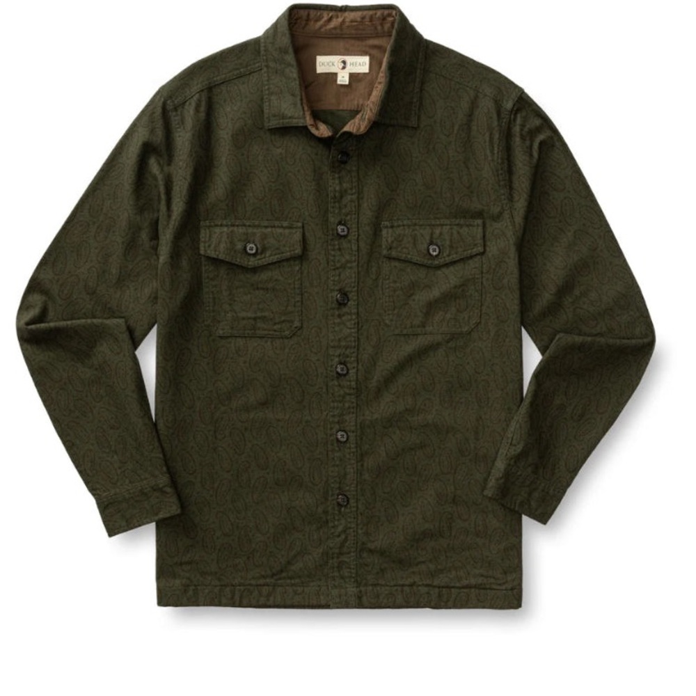 Duck Head Olive Green Shirt Jacket